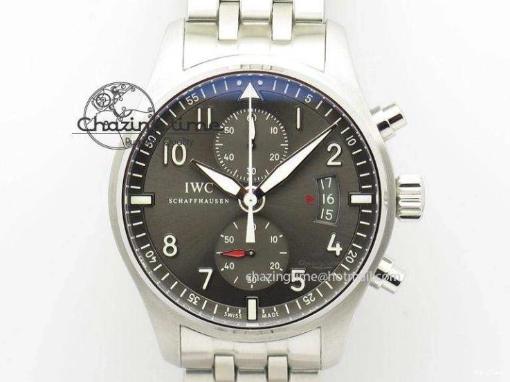 MIROTIME 0401 Modern PILOT IW389001 ZF 1:1 Best Edition Ceramic Case Black Dial on Nylon Strap A7750 (Same Function As Genuine) 7158